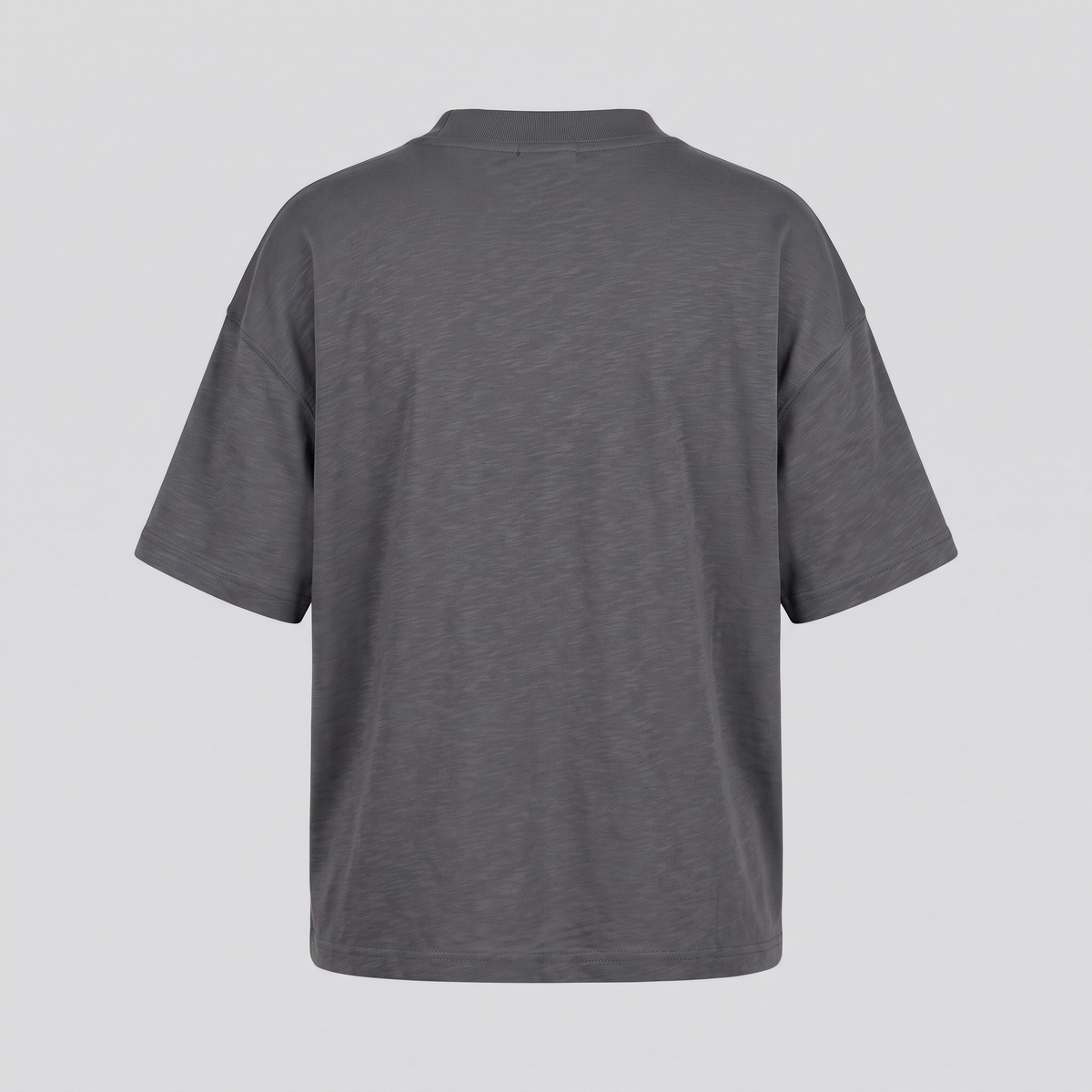 T-shirt en mesh, gris fer, vue de dos — John x Me