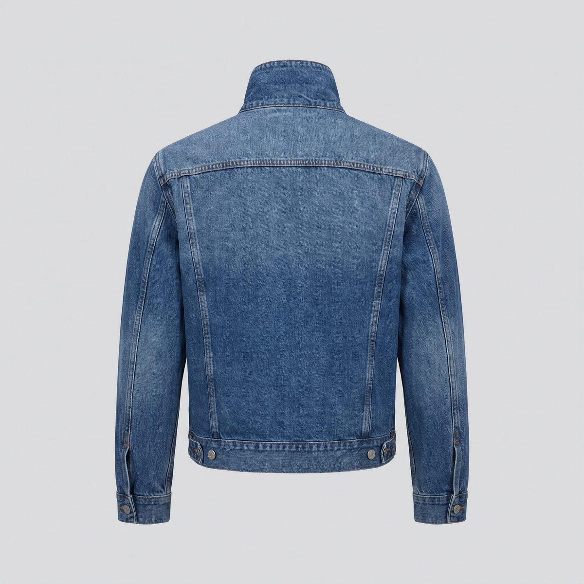 Veste en jean, indigo, vue de dos — John x Me